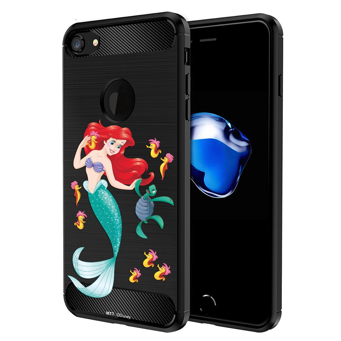 MTT Officially Licensed Disney Princess Printed Tough Armor Back Case Cover for Apple iPhone 8 & 7 (D5063)