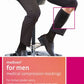 Mediven for Men 15-20 mmHg Closed Toe Calf High Compression Socks