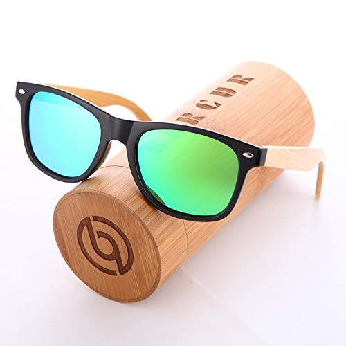 Barcur Wood Sunglasses Spring Hinge Handmade Bamboo Sunglasses Men Wooden Sun Glasses Women Polarized Oculos De Sol Masculino