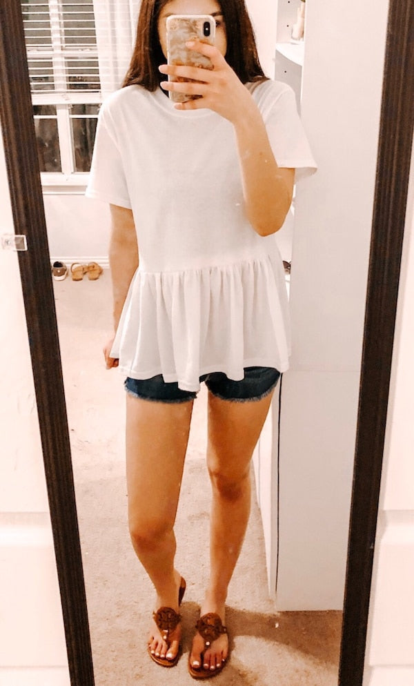 Peplum Tee