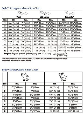 Jobst Bella Strong Lymphedema Gauntlet - 15-20mmHg Reg Reg JOB101653-P