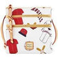 Dooney & Bourke Los Angeles Angels Triple Zip Crossbody Purse