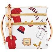 Dooney & Bourke Los Angeles Angels Triple Zip Crossbody Purse