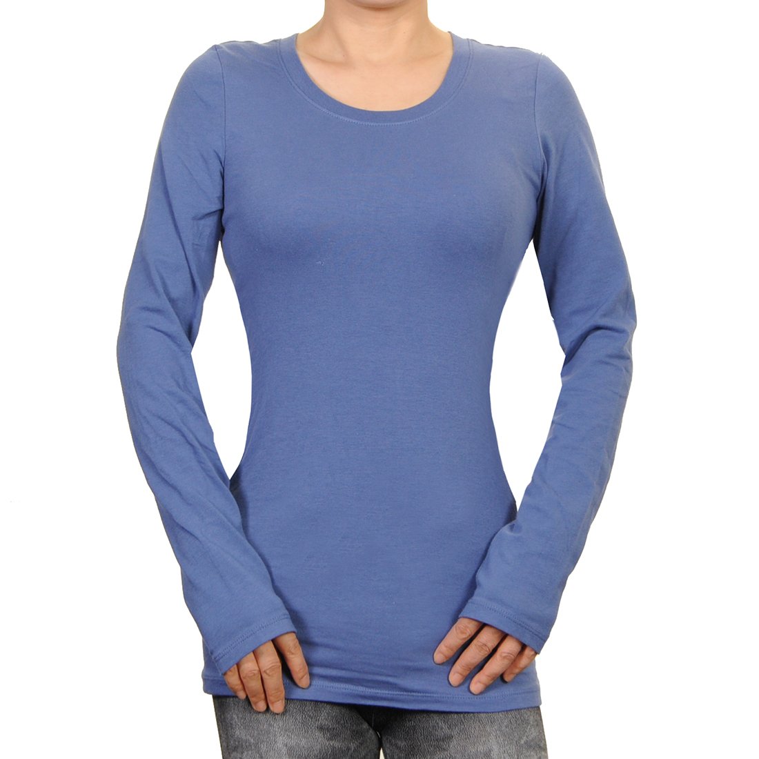 Ambiance Cotton Crew Neck Long Sleeve T-Shirt 62800