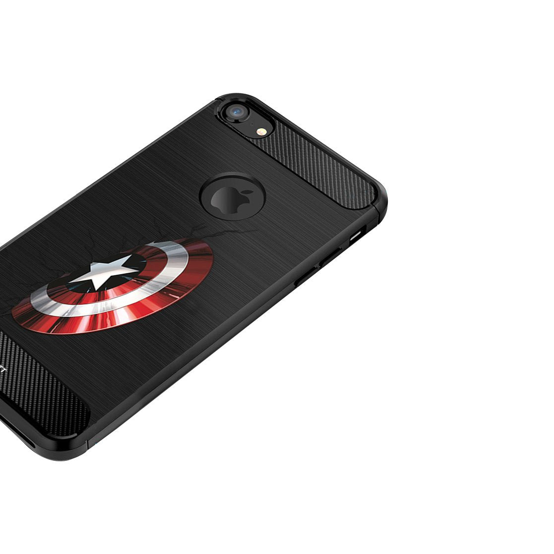 MTT Marvel Captain America Officially Licensed Tough Armor Back Case Cover for Apple iPhone 8 & 7 (Design 70)