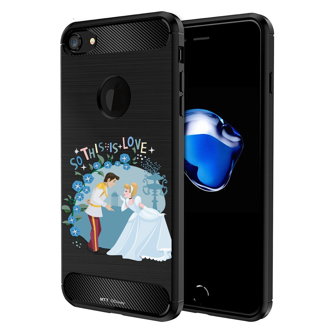 MTT Officially Licensed Disney Princess Printed Tough Armor Back Case Cover for Apple iPhone 8 & 7 (D5045)