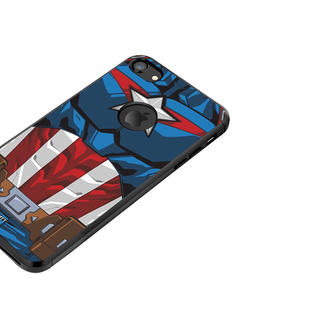 MTT Marvel Captain America Officially Licensed Tough Armor Back Case Cover for Apple iPhone 8 & 7 (Design 174)