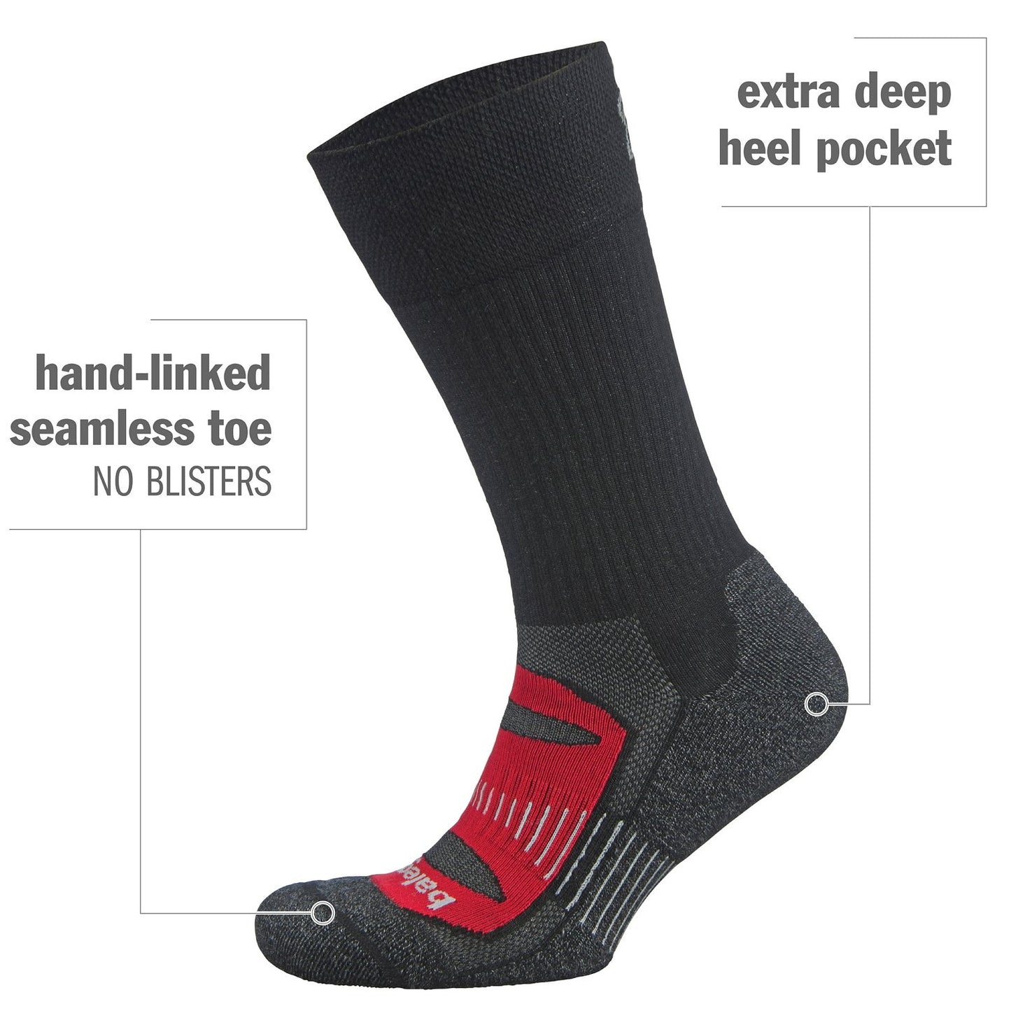 Balega Blister Resist Crew Socks for Men and Women (1 Pair) (2017 Model)