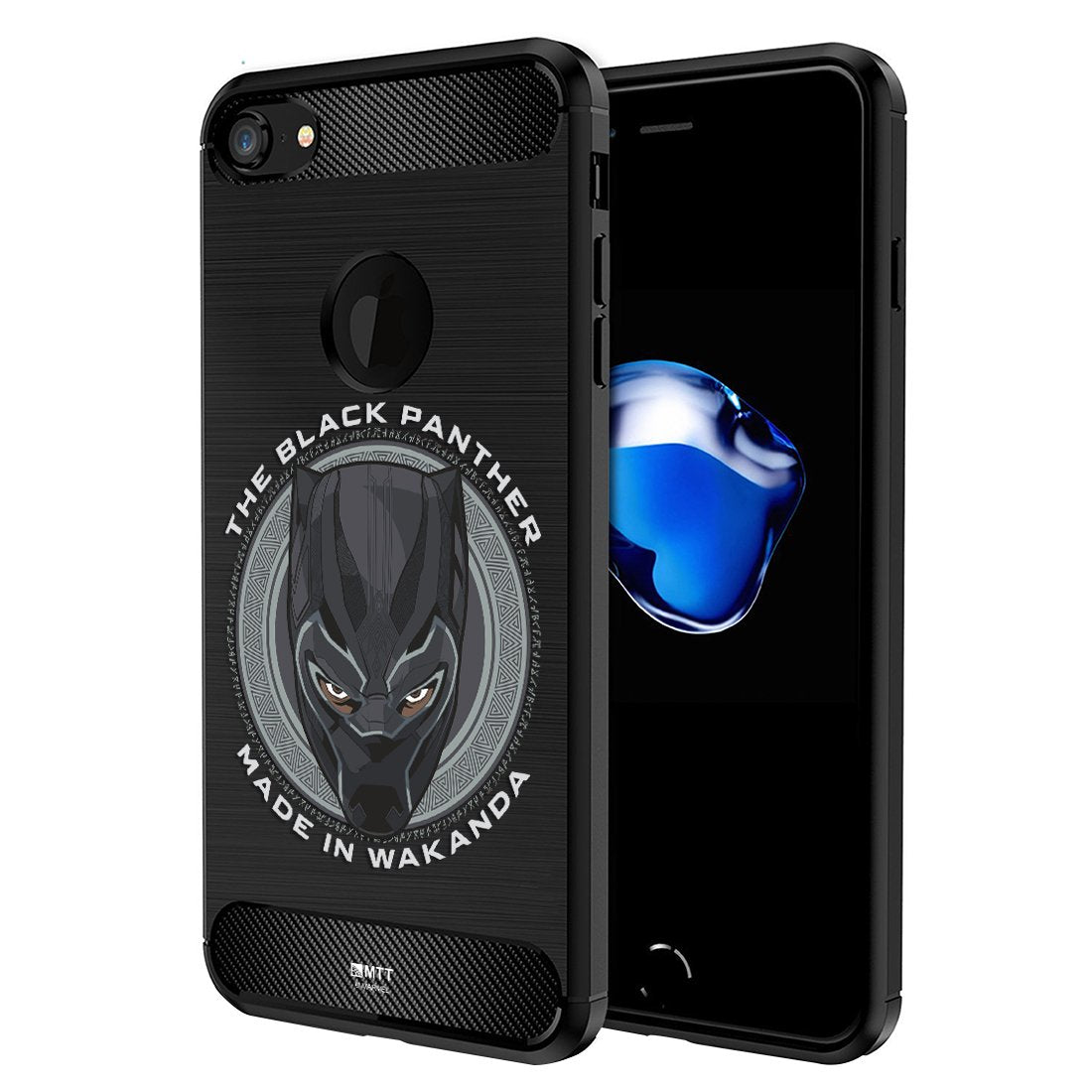 MTT Marvel Black Panther Officially Licensed Tough Armor Back Case Cover for Apple iPhone 8 & 7 (D207)