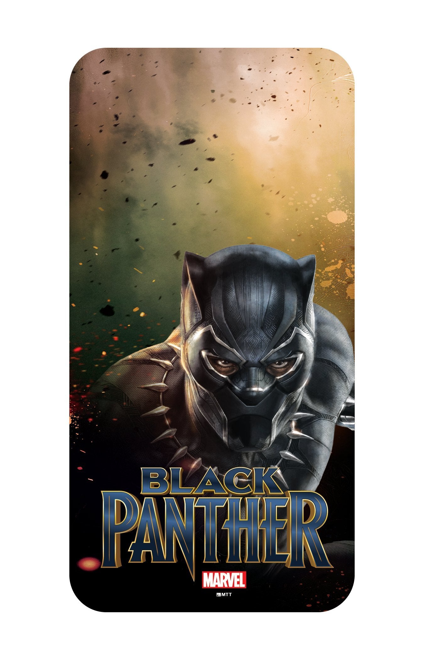 MTT Black Panther Infinity War Officially Licensed Armor Back Case Cover for Apple iPhone 8 & 7 (Design 243)